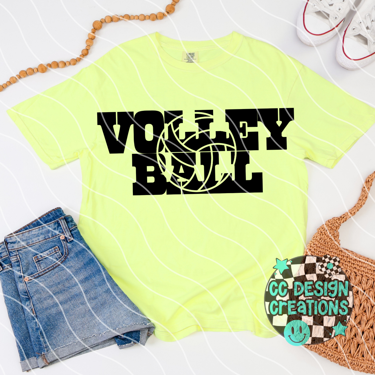 Volleyball See Through PNG Digital Download
