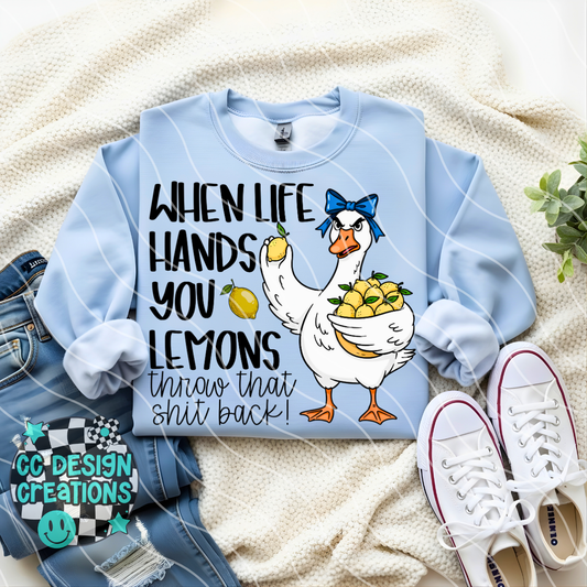 Life Hands You Lemons PNG Digital Download