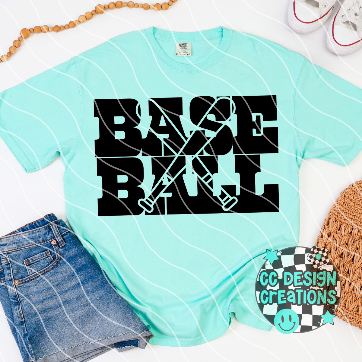 Baseball See Through PNG Digital Download