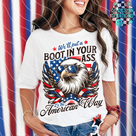 American Way PNG Digital Download
