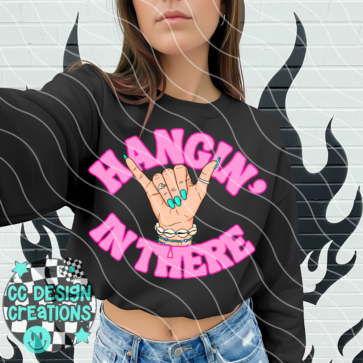 Hangin In There PNG Digital Download