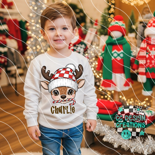 Reindeer Boy PNG Digital Download