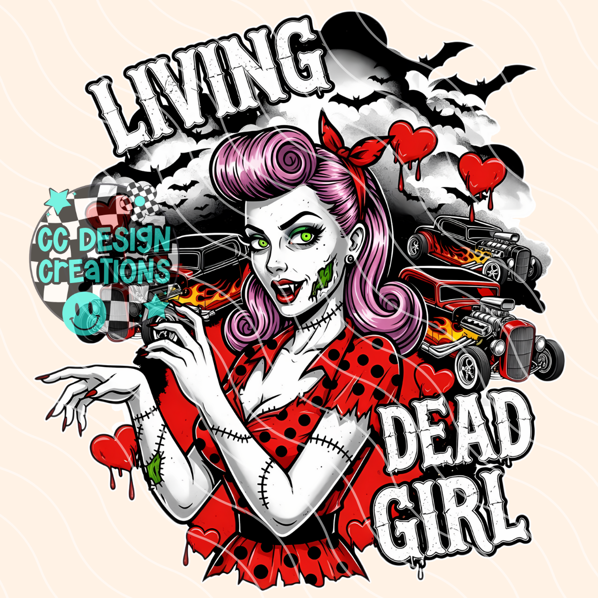 Living Dead Girl PNG Digital Download