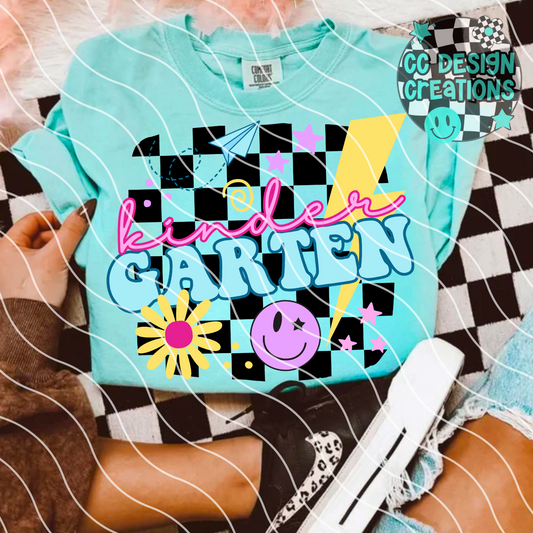 Retro BTS Kindergarten PNG Digital Download