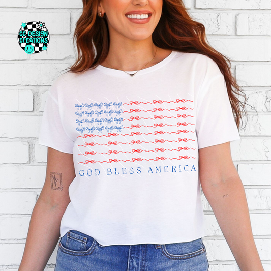 God Bless America Coquette PNG Digital Download