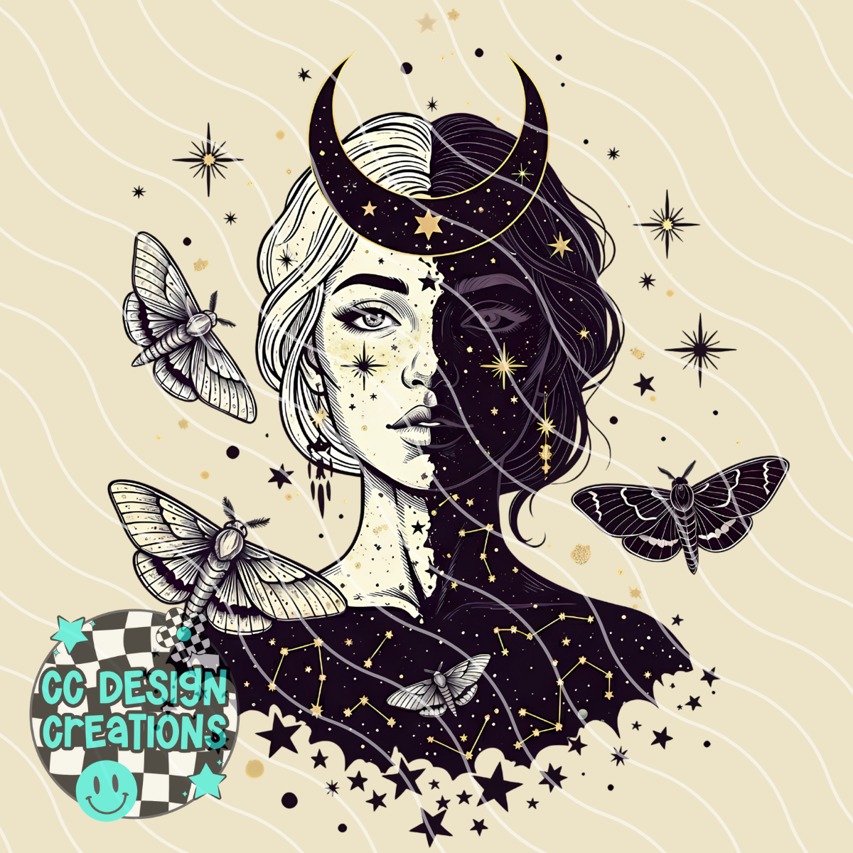 Darkness and Light PNG Digital Download