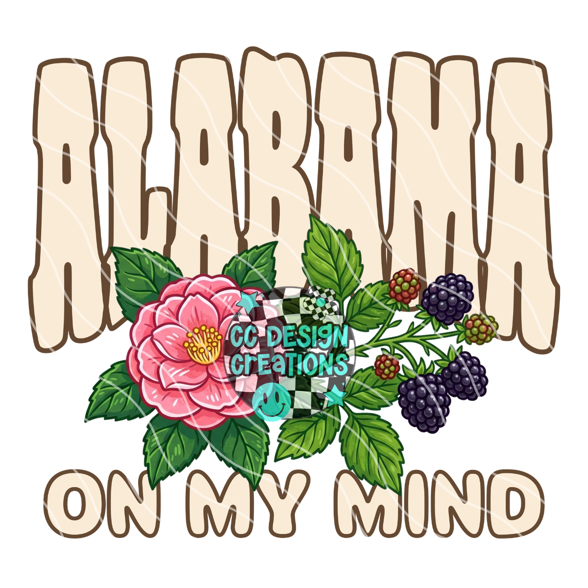 Alabama On My Mind PNG Digital Download