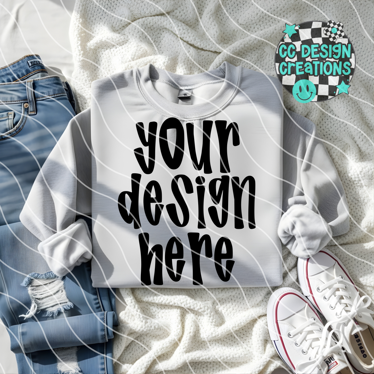 Ash Gray Sweatshirt Mock