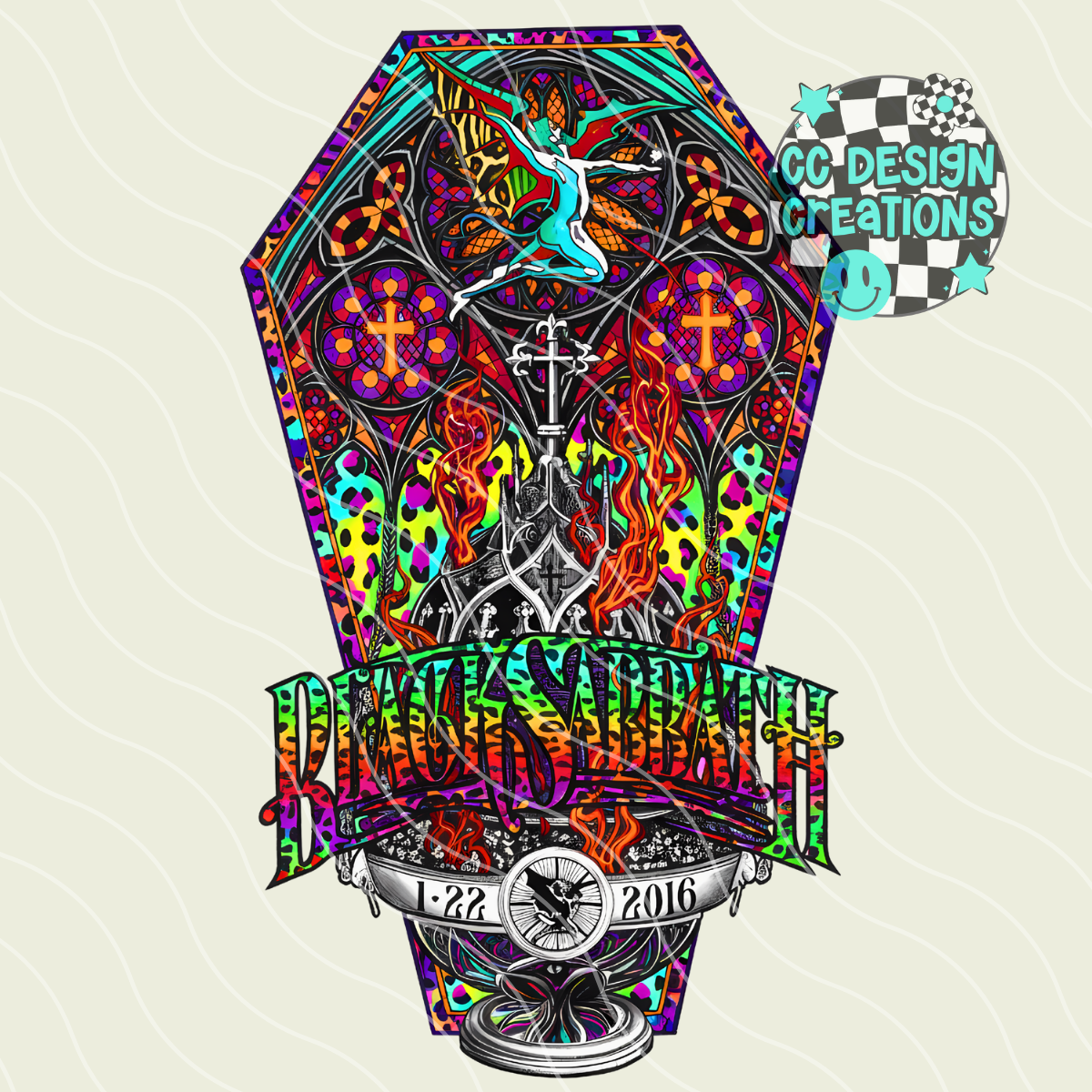 Black Sabbath Wild PNG Digital Download