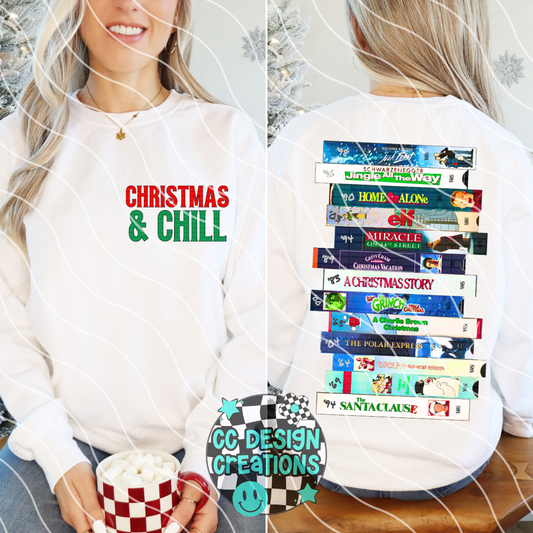 Christmas & Chill PNG Digital Download