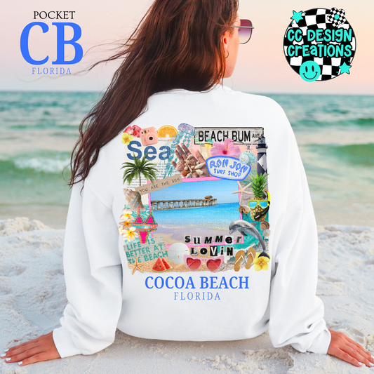 Summer Lovin Cocoa Beach PNG Digital Download