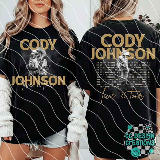 CoJo Live Tour 2026 PNG Digital Download
