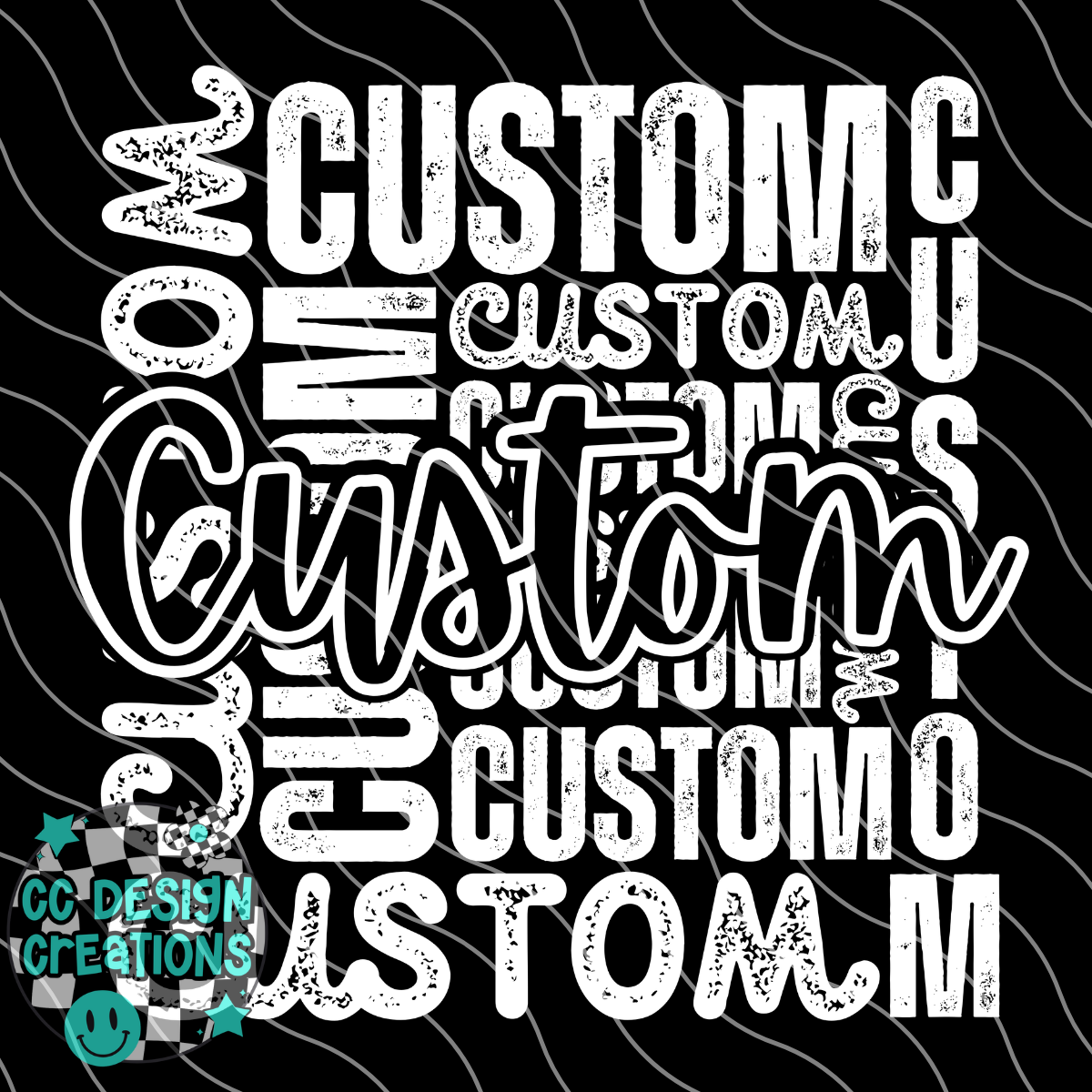 CUSTOM Type Collage PNG Digital Download