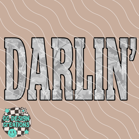Darlin PNG Digital Download