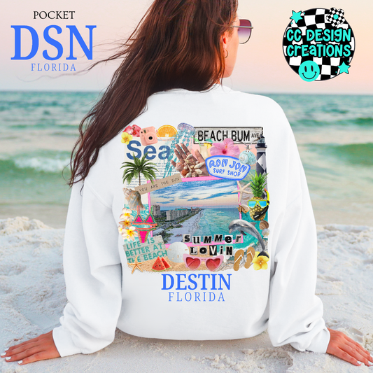 Summer Lovin Destin PNG Digital Download