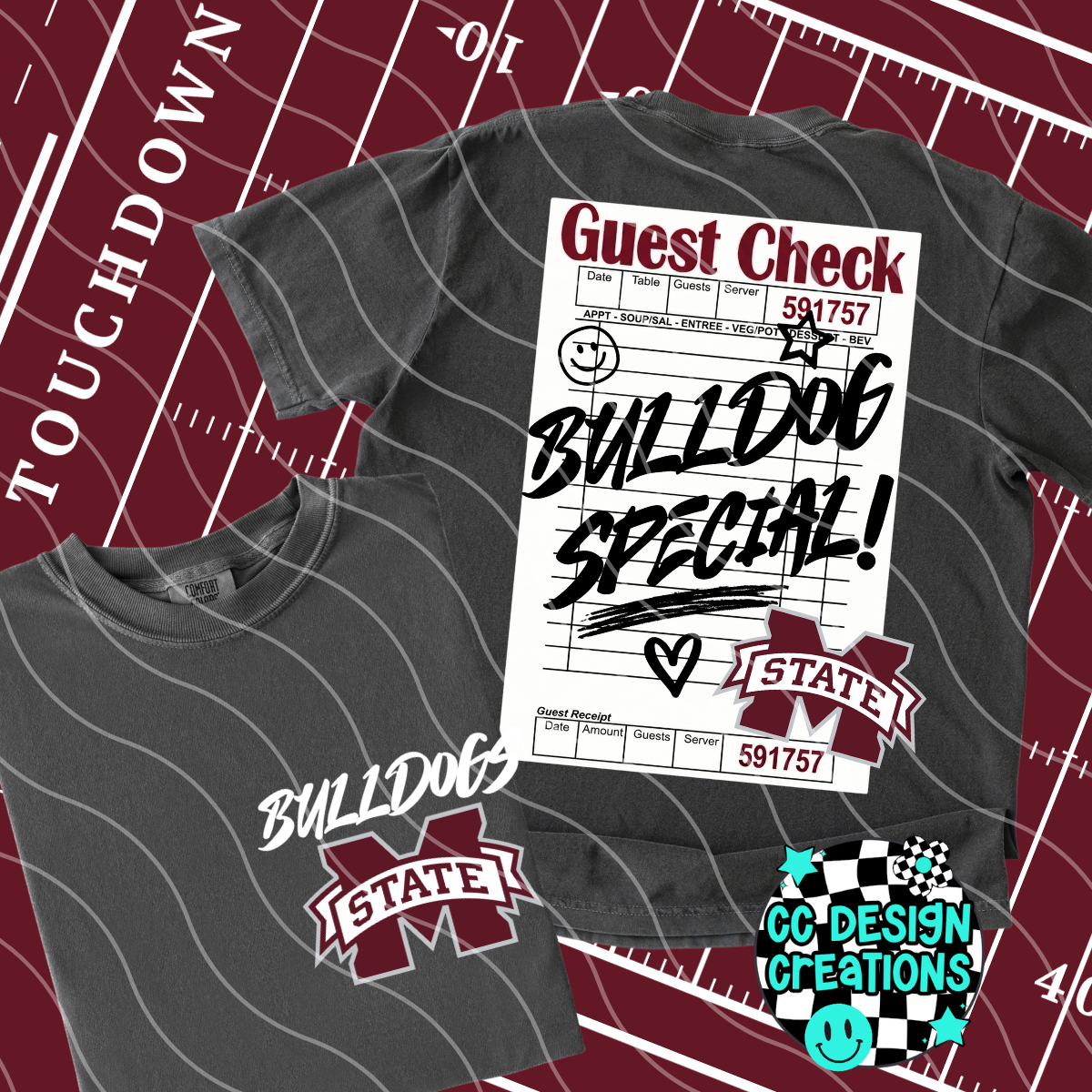 MS STATE FOOTBALL SPECIAL PNG DIGITAL DOWNLOAD