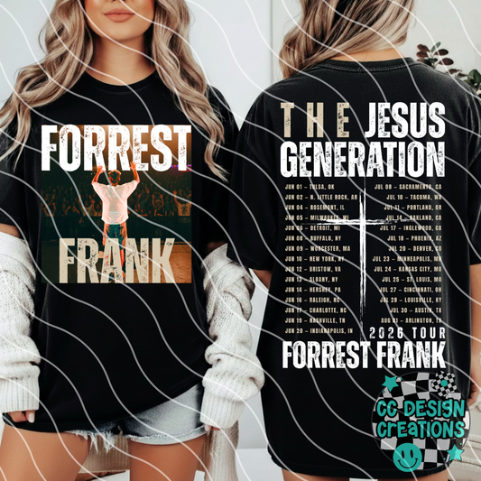 Forrest Jesus Tour 2026 PNG Digital Download