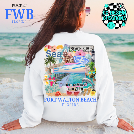 Summer Lovin Fort Walton Beach PNG Digital Download