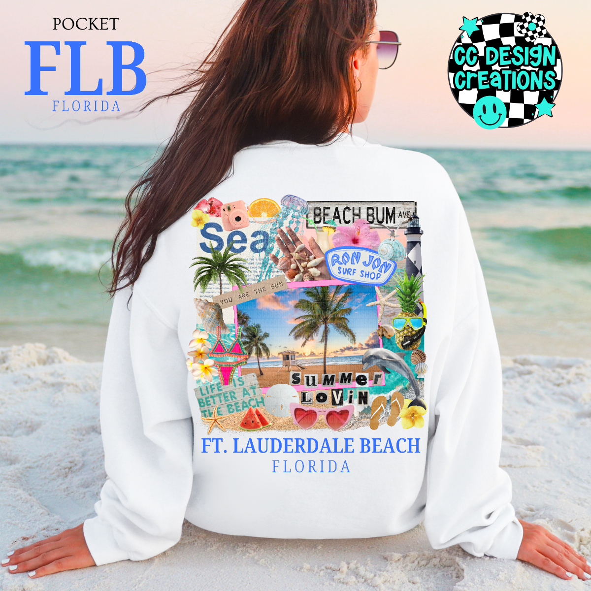 Summer Lovin Ft Lauderdale Beach PNG Digital Download