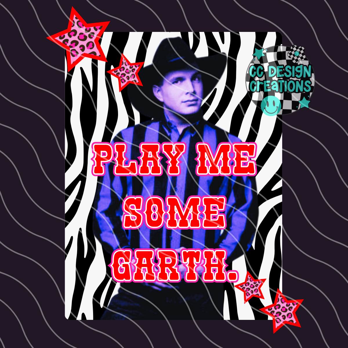 Play Me Some Garth PNG Digital Download
