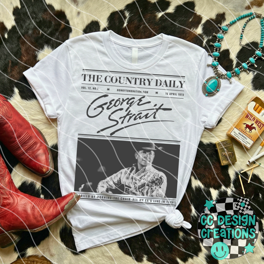 Country Newspaper Geor ge St ra it PNG Digital Download