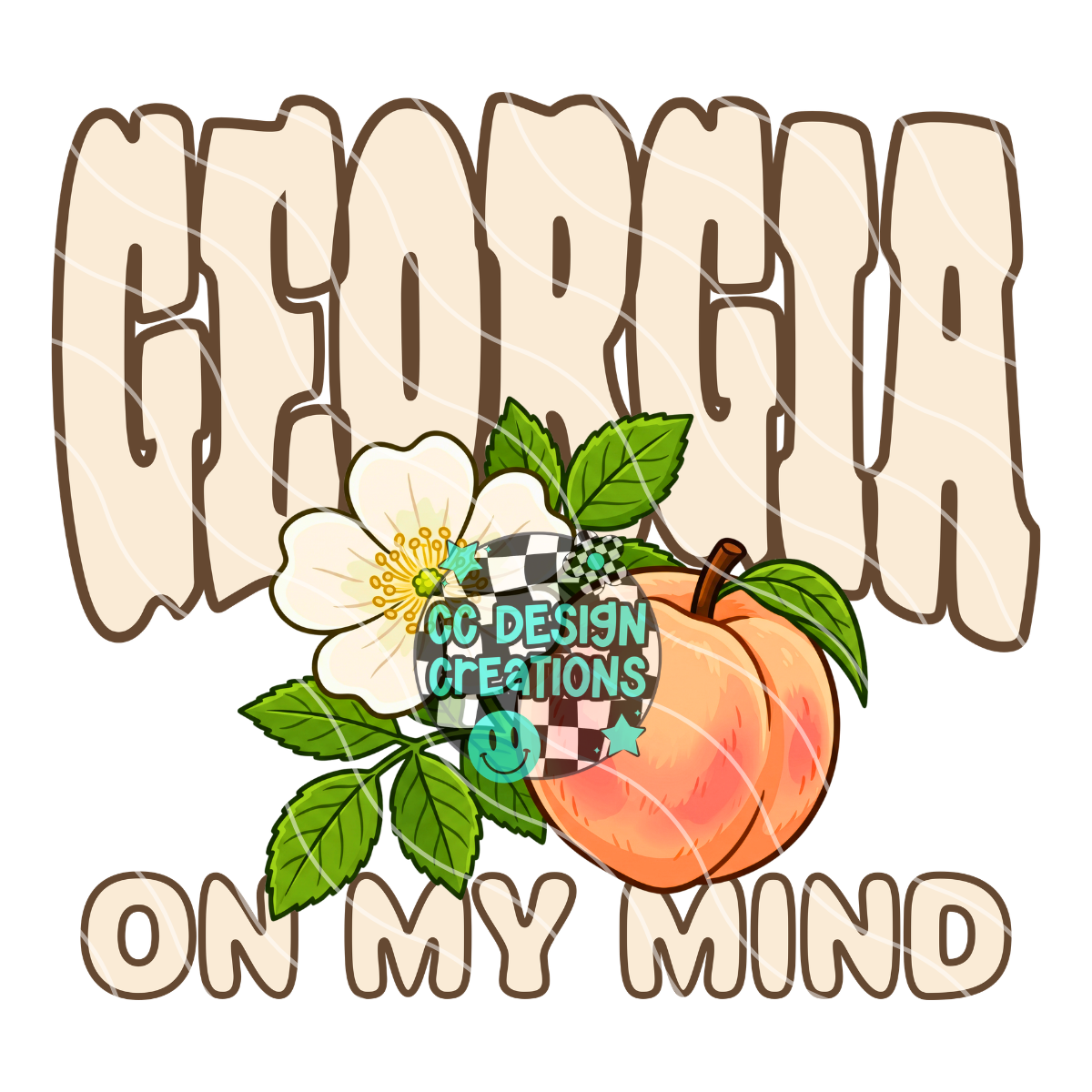 Georgia On My Mind PNG Digital Download