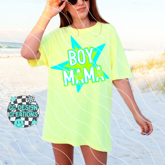 Bo y Mama Smiley PNG Digital Download