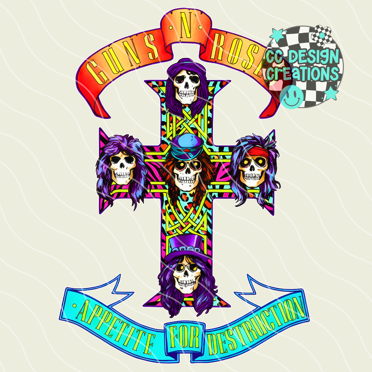 Guns N Roses Wild PNG Digital Download