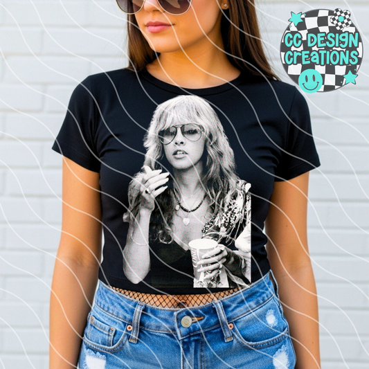 Stevie Halftone PNG Digital Download