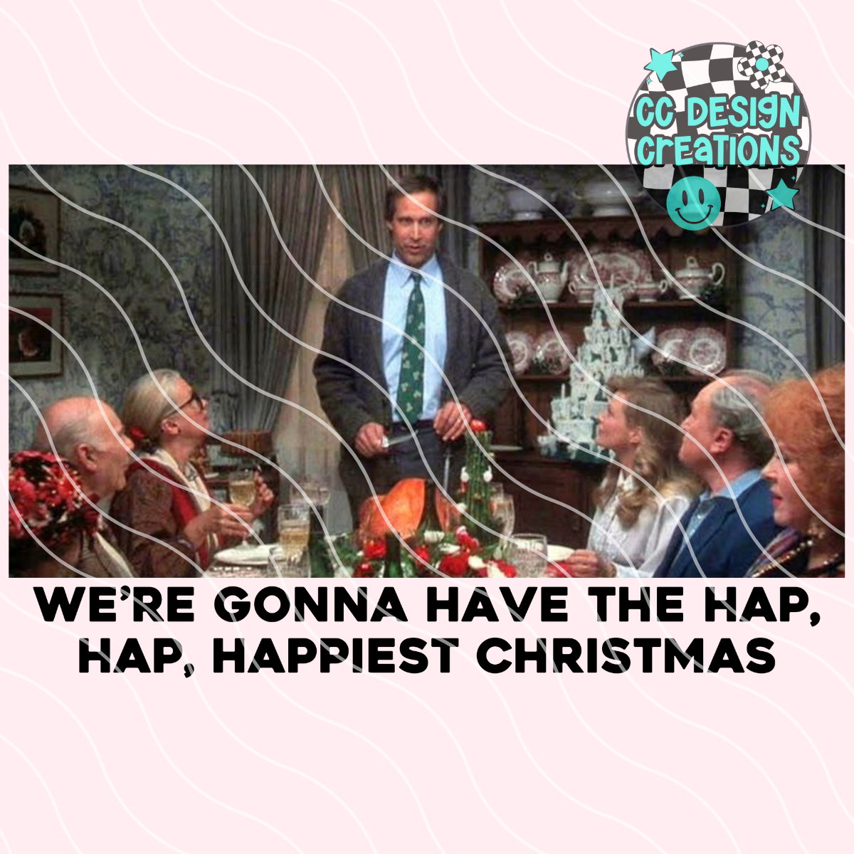 Hap Hap Happiest Christmas PNG Digital Download