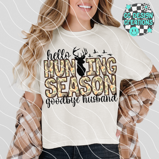 Hello Hunting Season PNG Digital Download