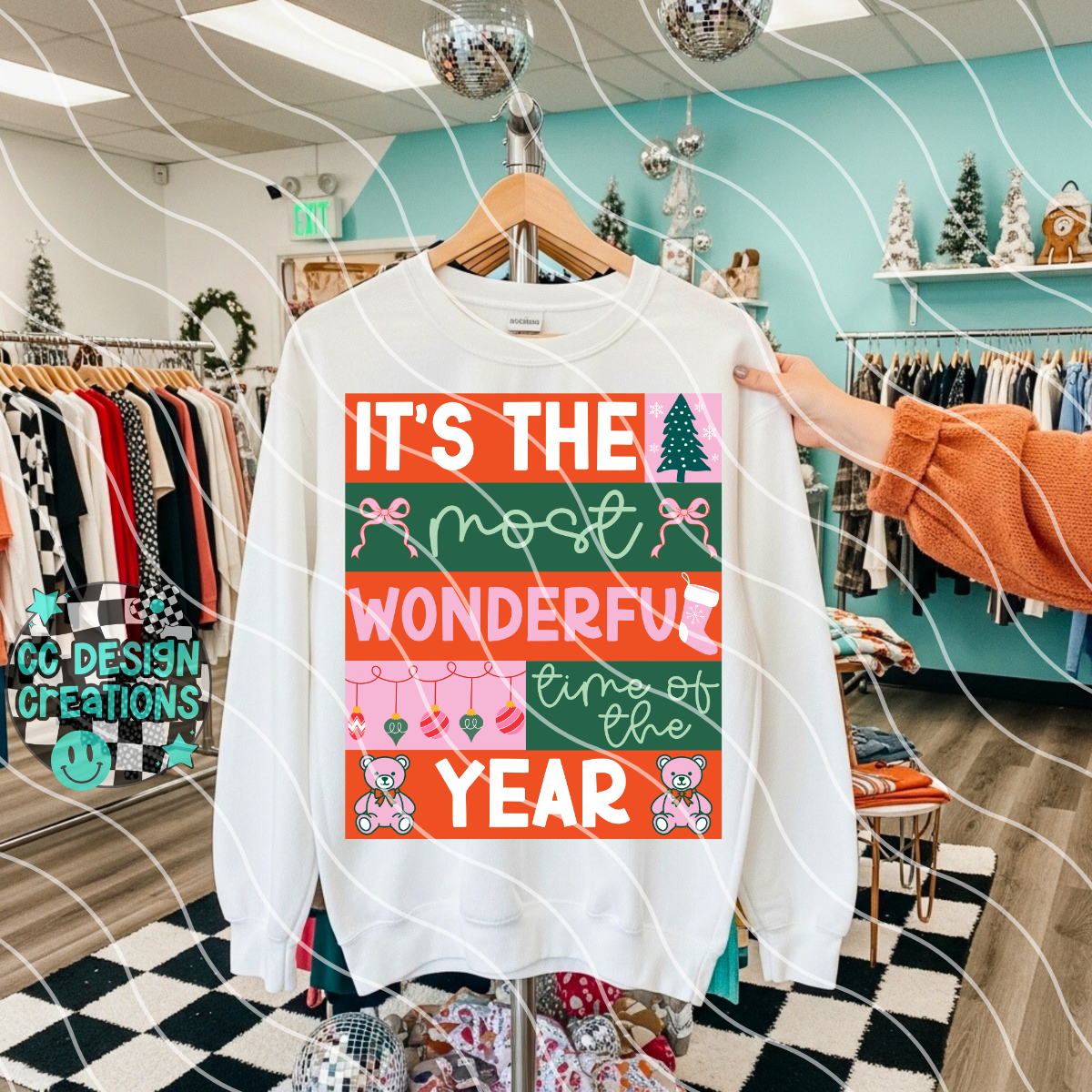 It's The Most Wonderful Time PNG Digital Download