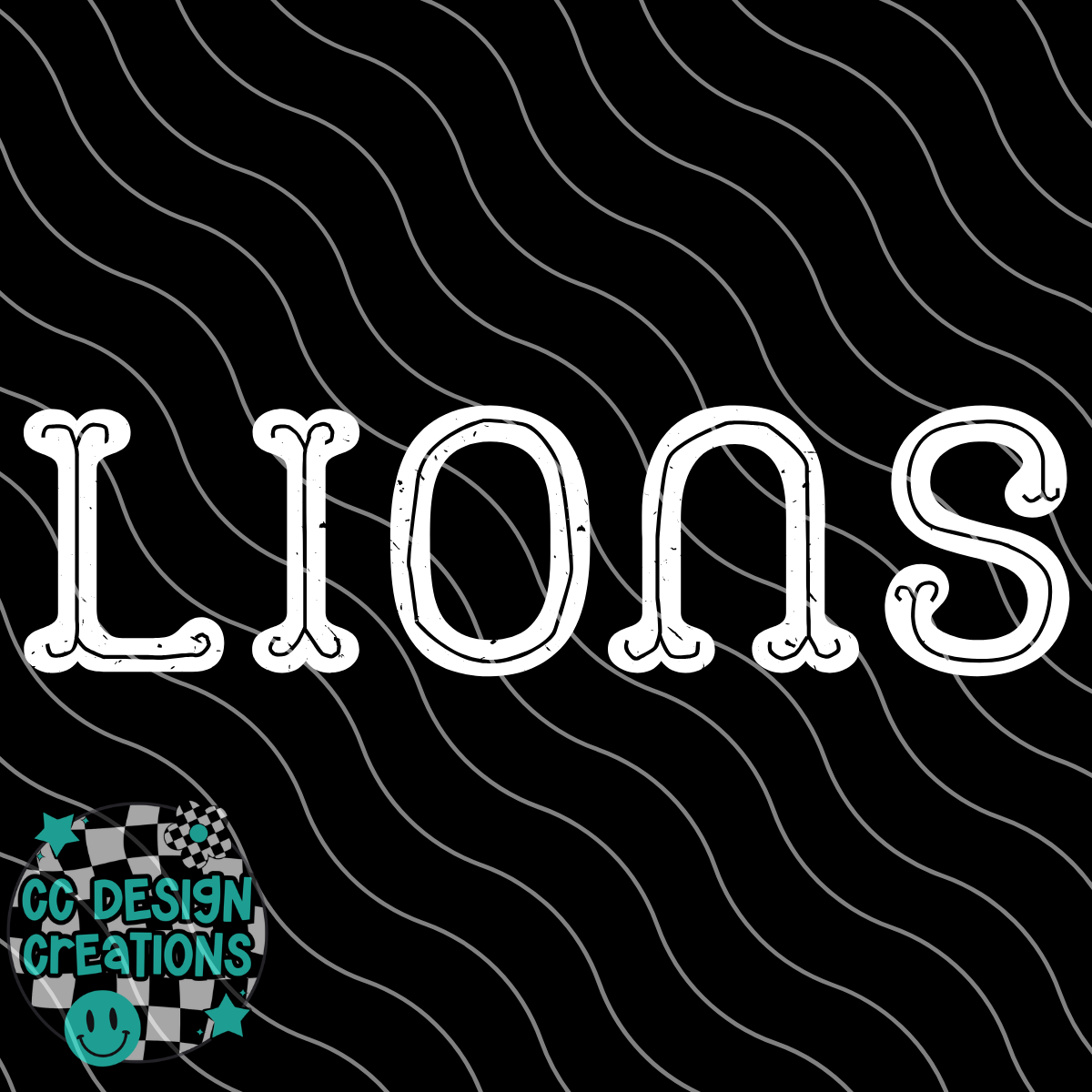 Lions Western PNG Digital Download