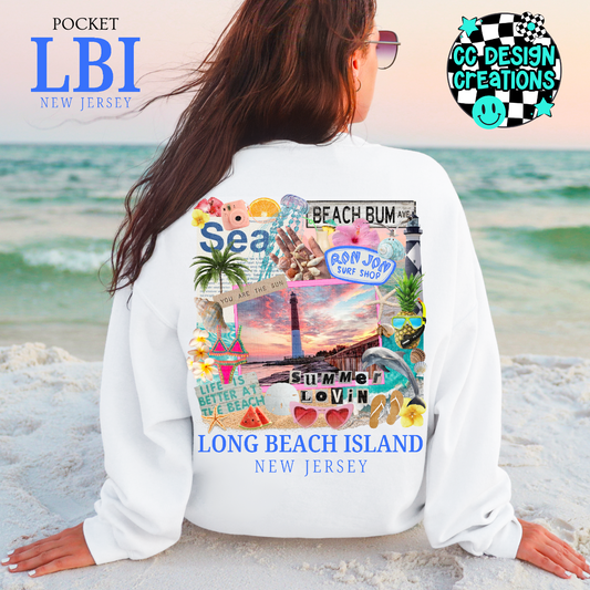 Summer Lovin Long Beach Island PNG Digital Download
