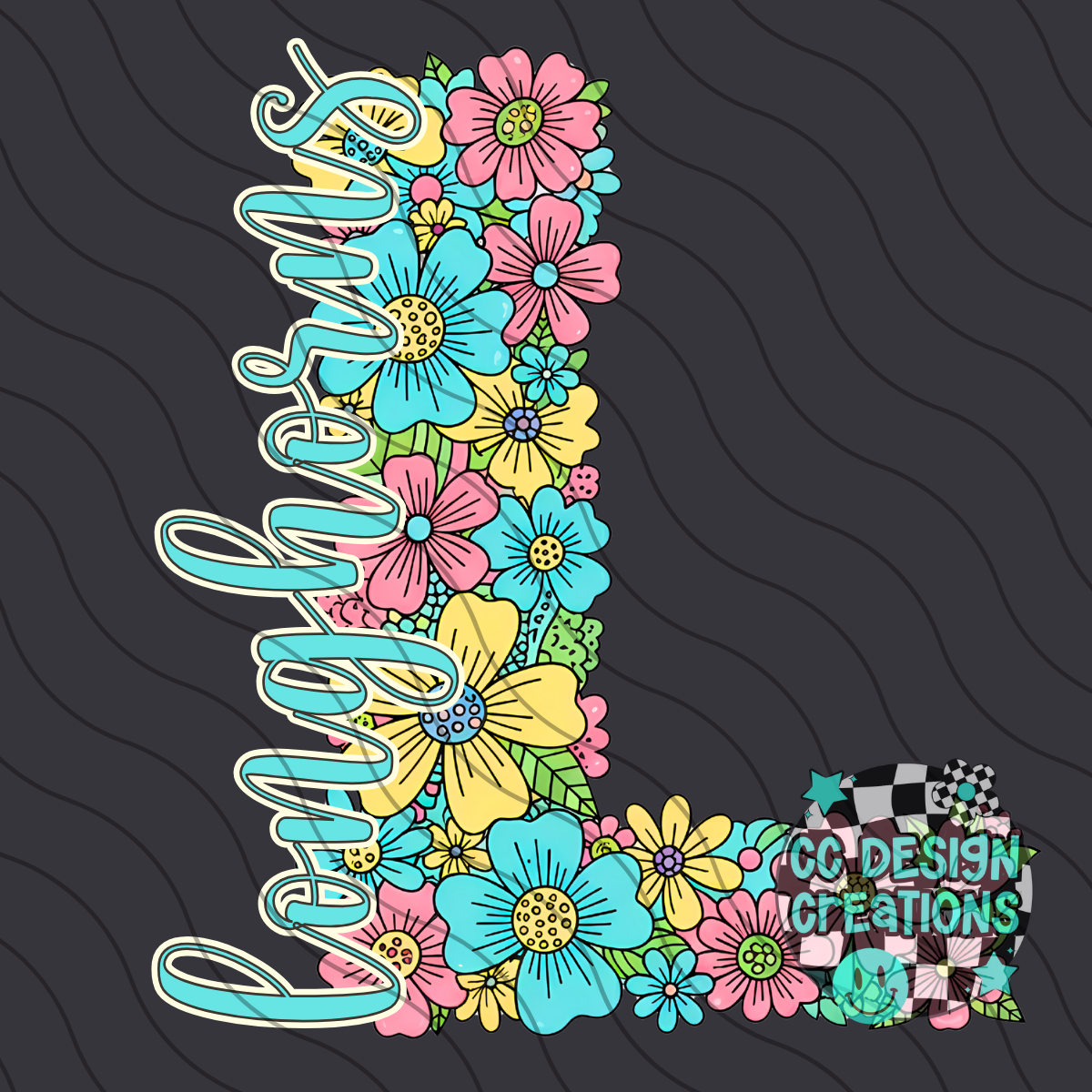 Longhorns Floral Mascot PNG Digital Download