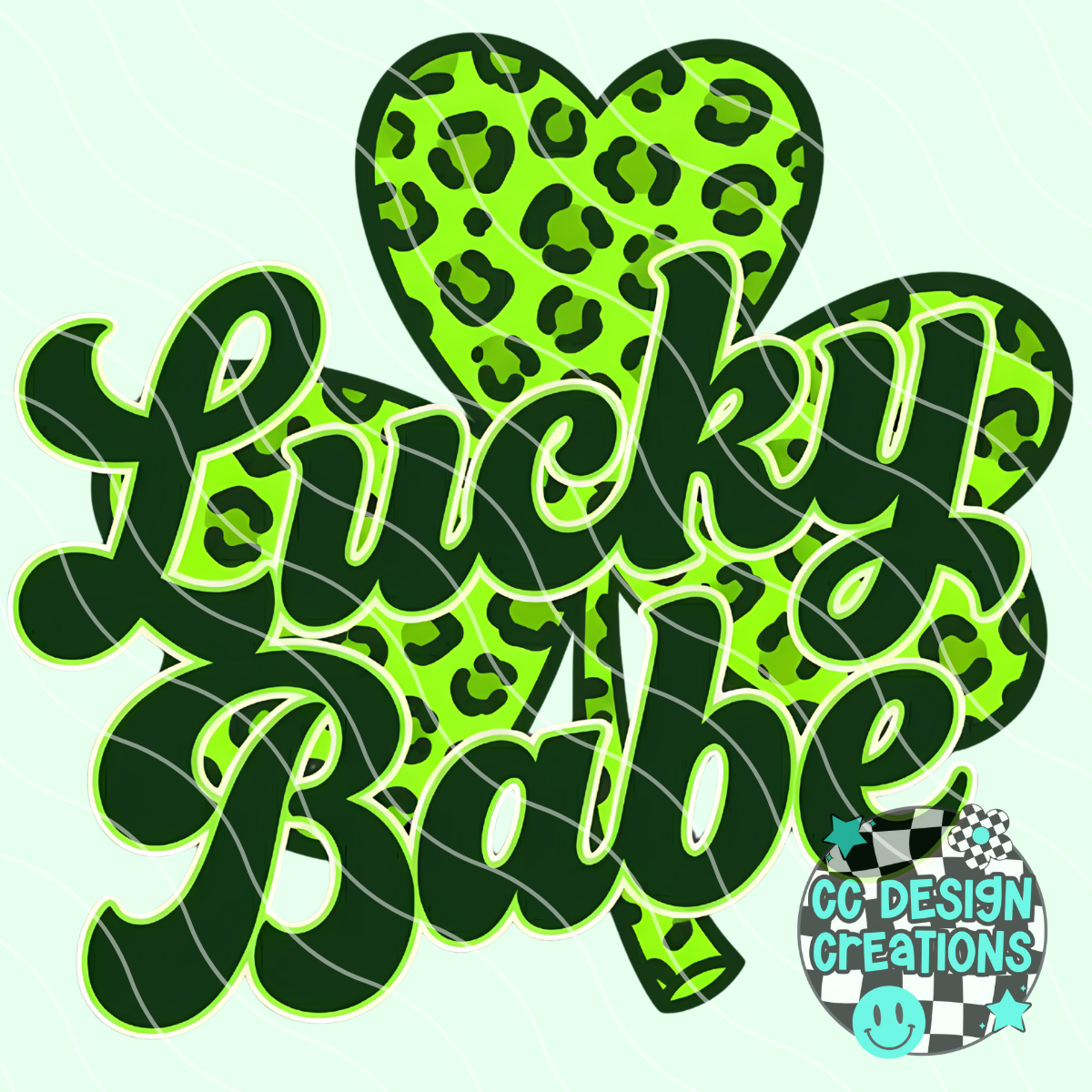Lucky Babe PNG Digital Download