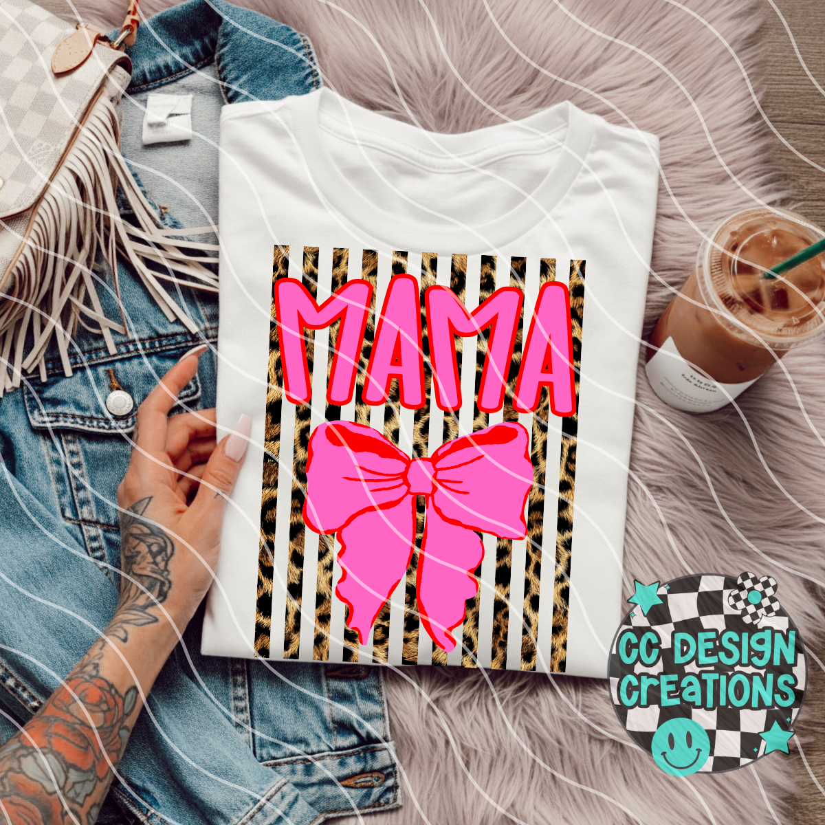 Mama Leopard Coquette Mothers Day PNG Digital Download