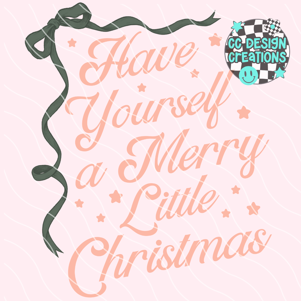 Merry Little Christmas PNG Digital Download