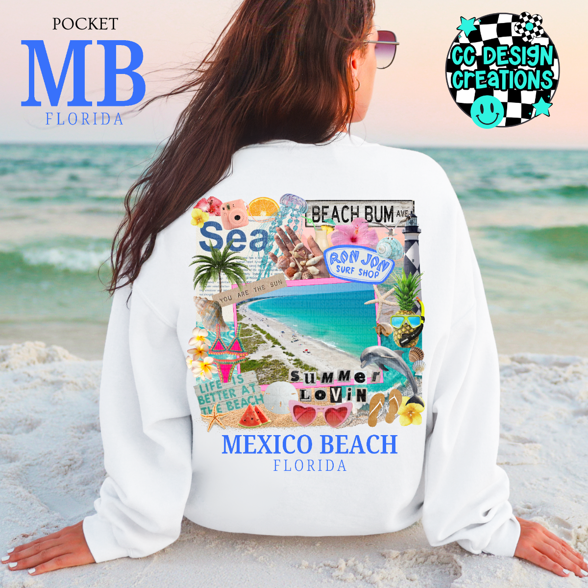 Summer Lovin Mexico Beach PNG Digital Download