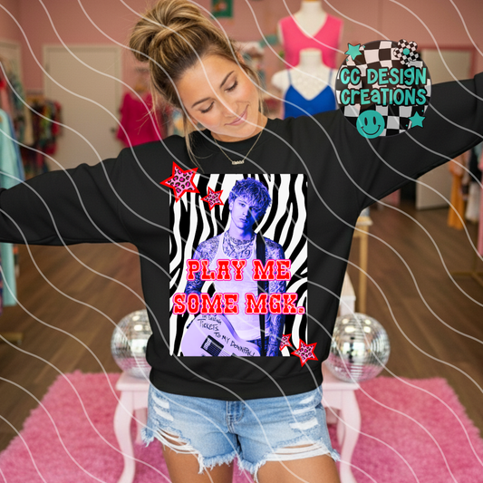 Play Me Some MGK PNG Digital Download