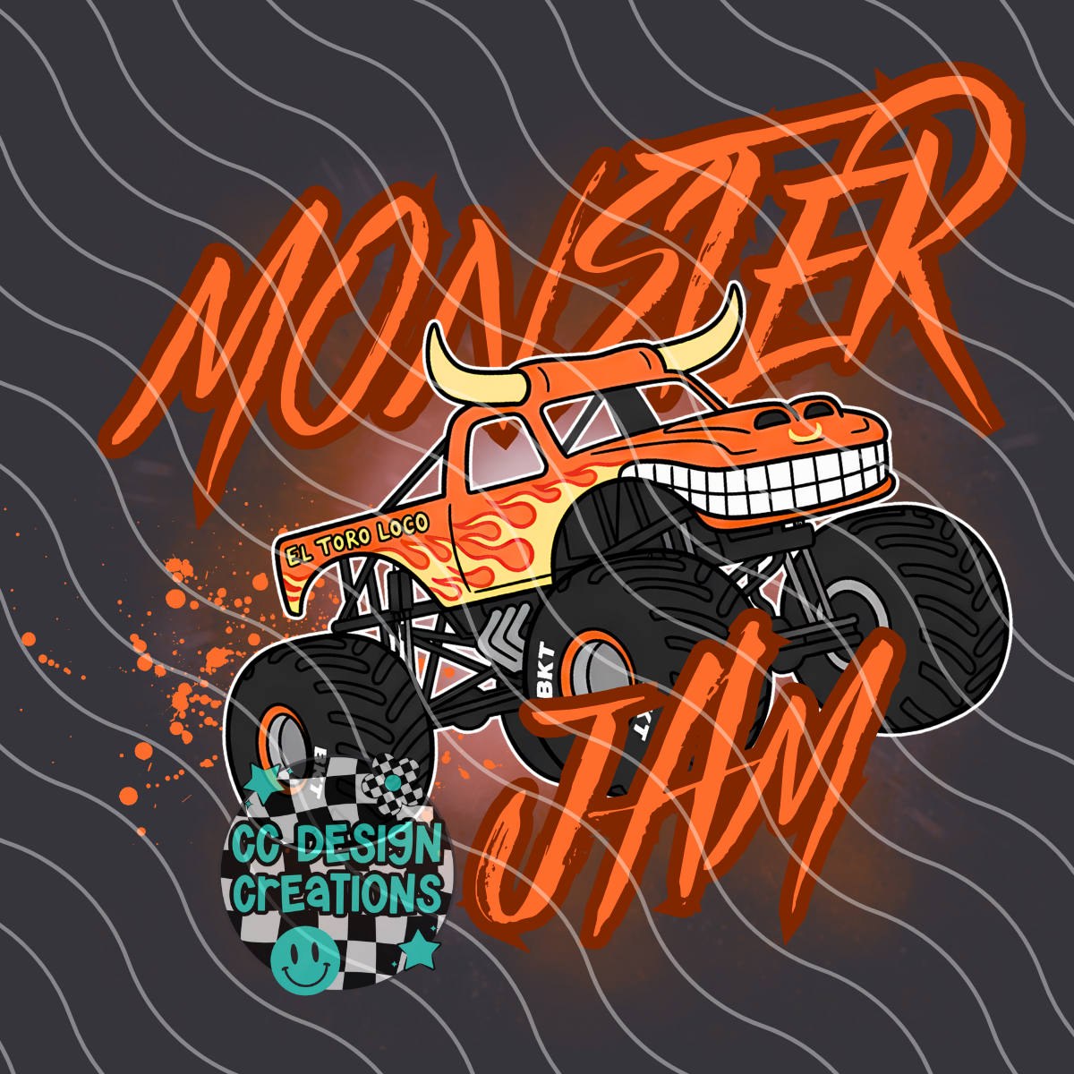 MJ El Toro Loco PNG Digital Download