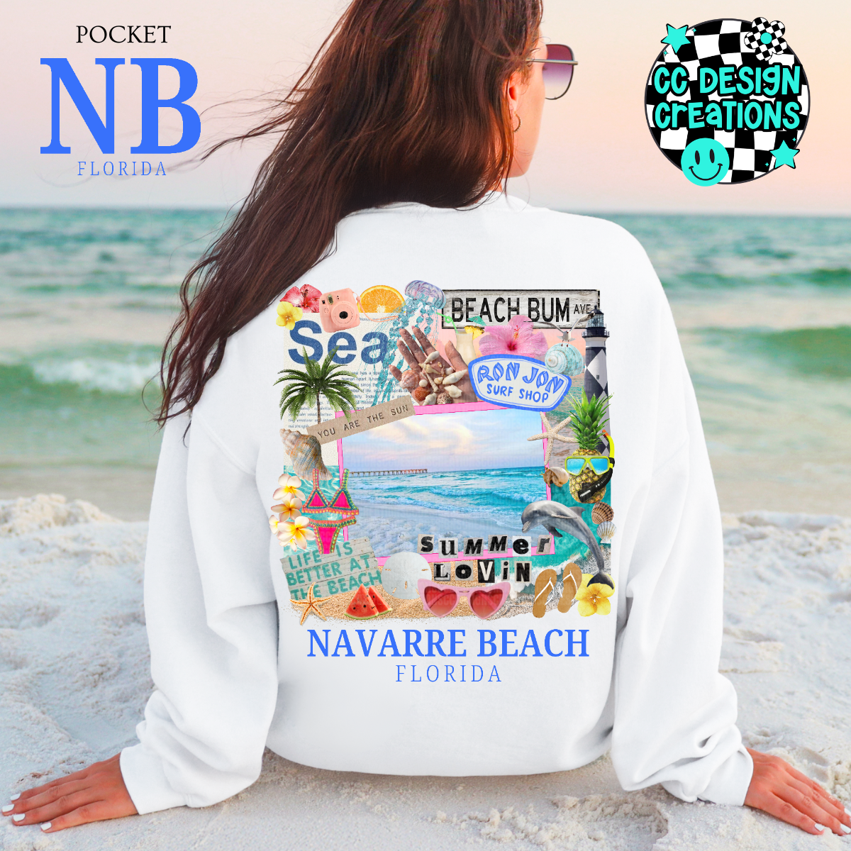 Summer Lovin Navarre Beach PNG Digital Download