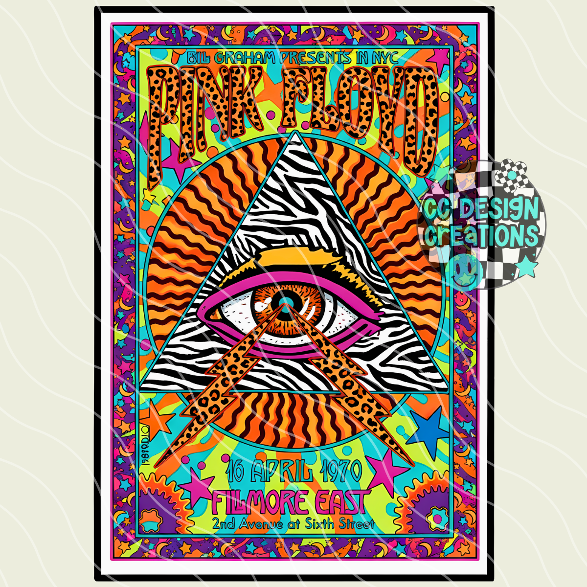 Pink Floyd Wild PNG Digital Download