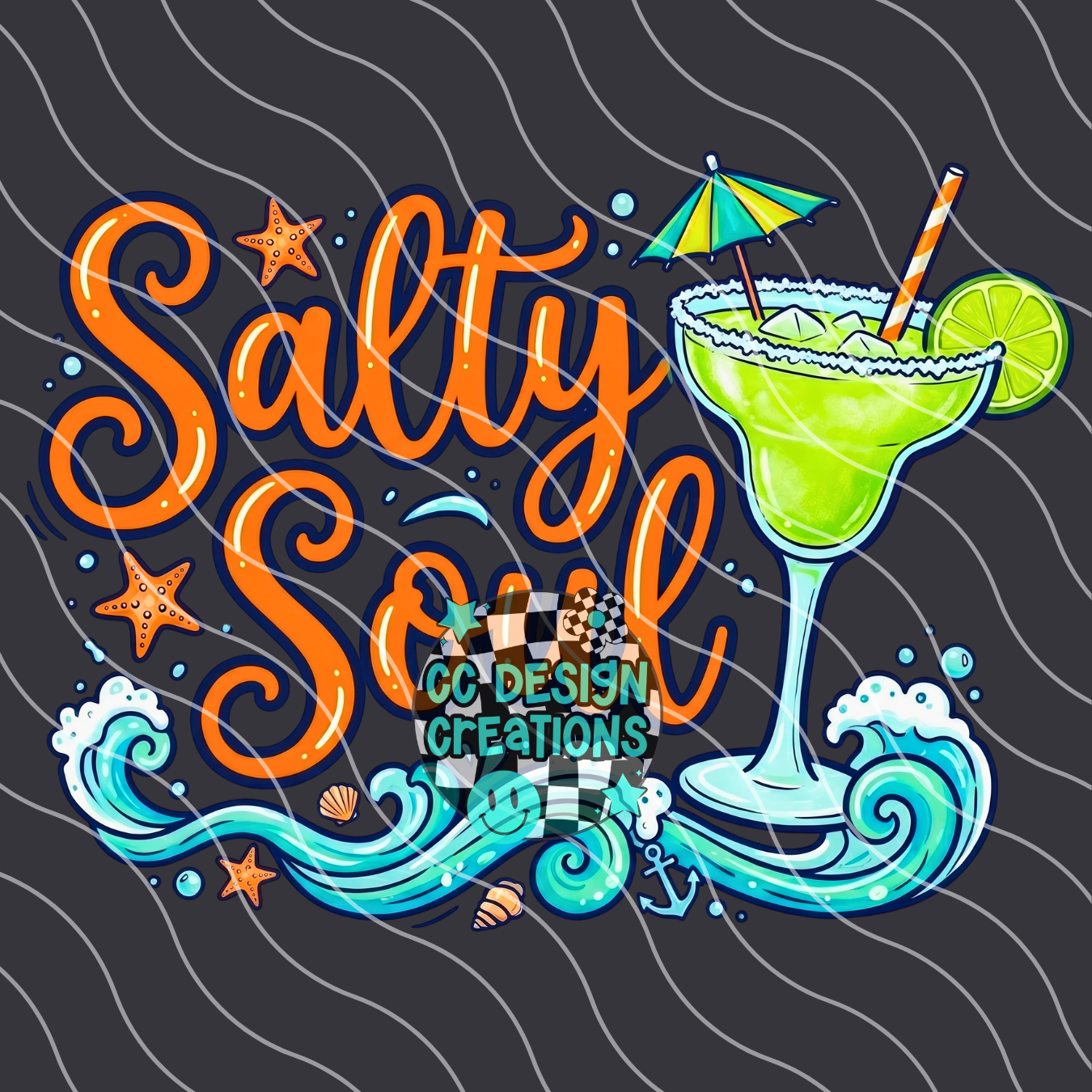 Salty Soul Summery PNG Digital Download