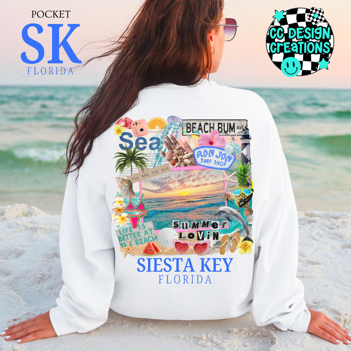 Summer Lovin Siesta Key PNG Digital Download