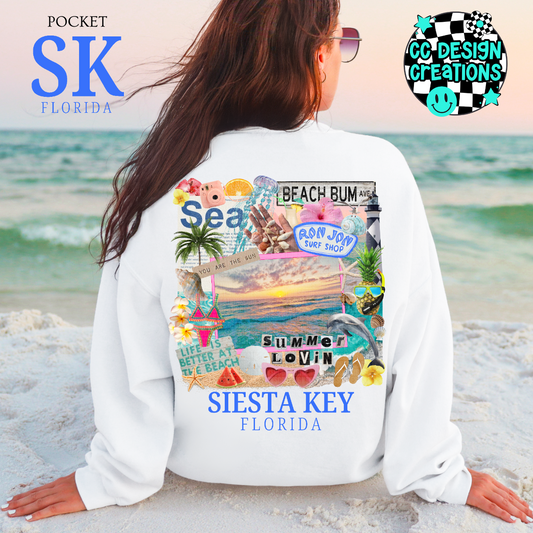 Summer Lovin Siesta Key PNG Digital Download