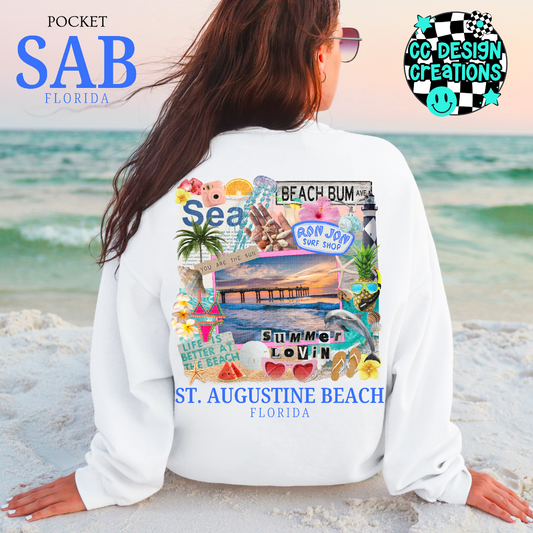 Summer Lovin St Augustine Beach PNG Digital Download