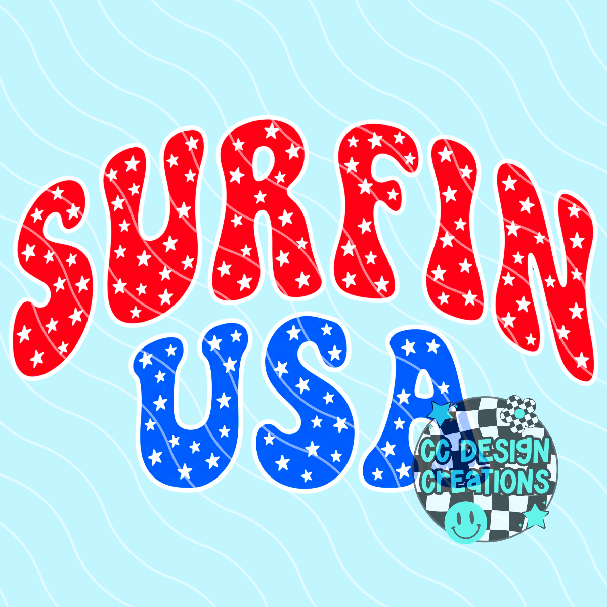 Surfin USA FOJ PNG Digital Download