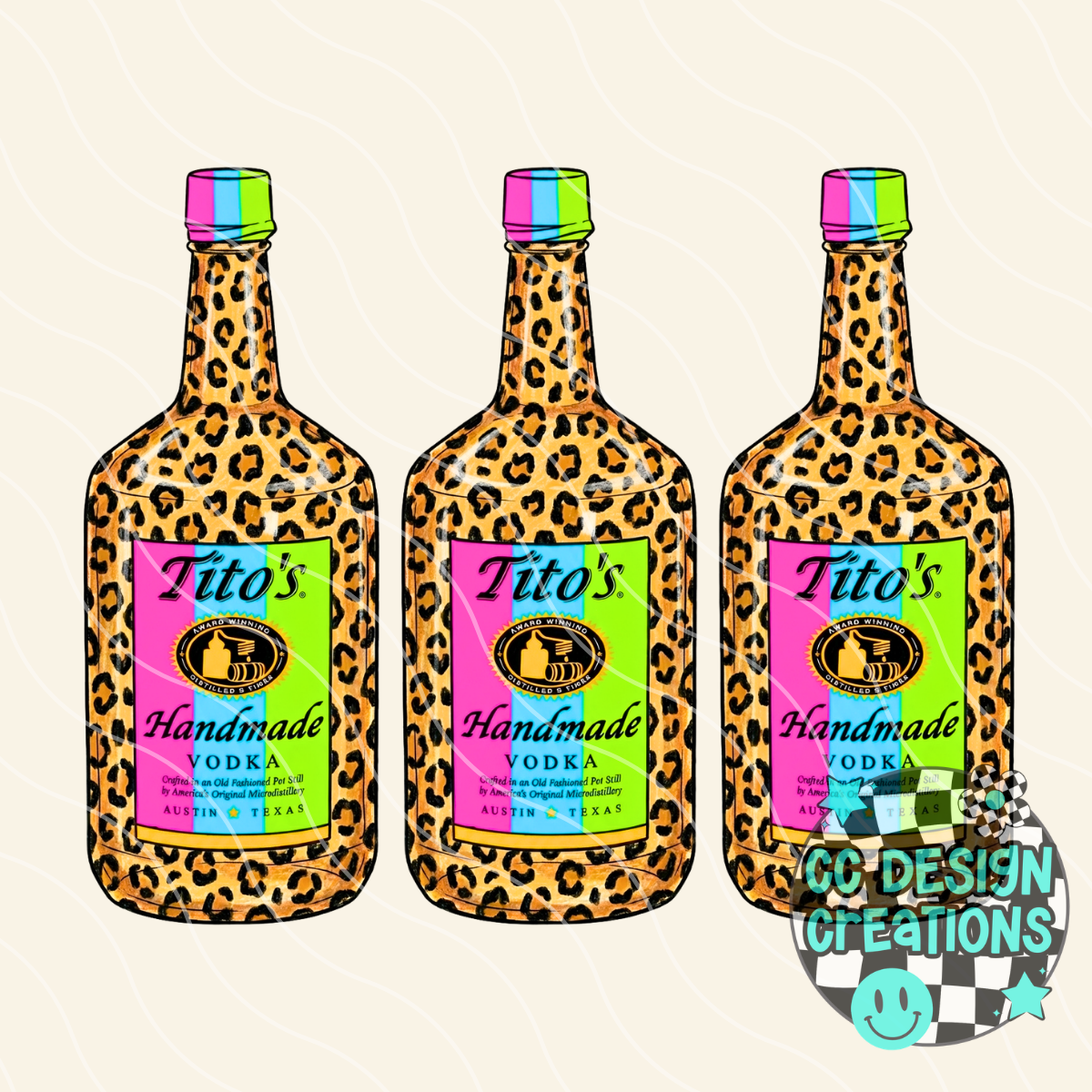 Leopard summer Booze PNG Digital Download