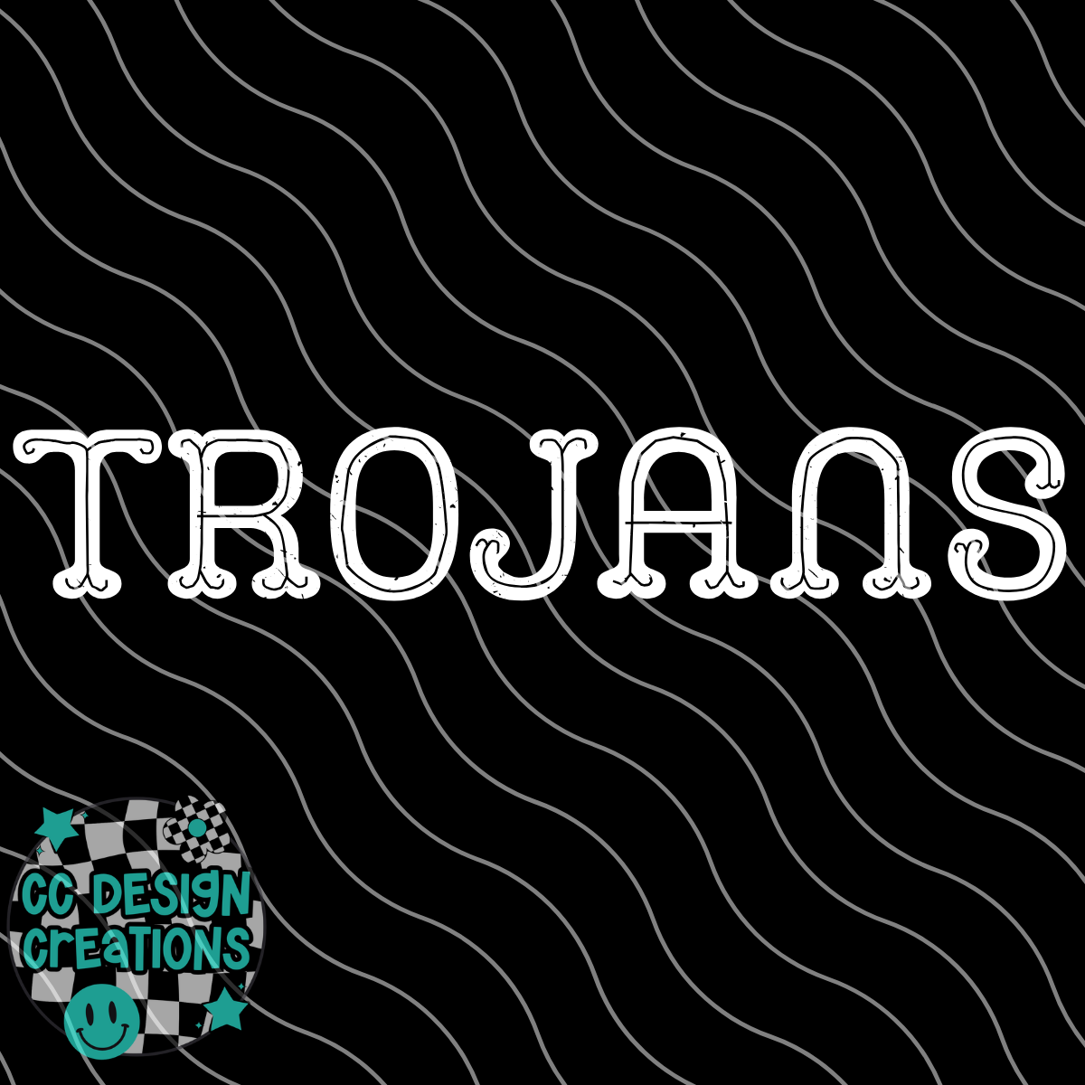 Trojans Western PNG Digital Download